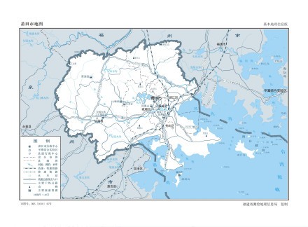  莆田市地图基本地理信息版