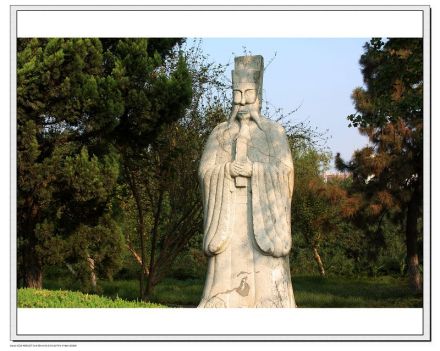 唐顺之雕像
唐顺之雕像