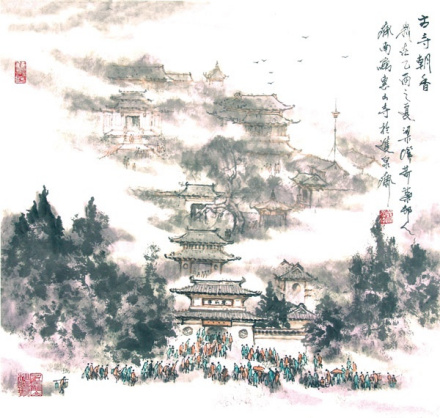 《古寺朝香》 《古寺朝香》