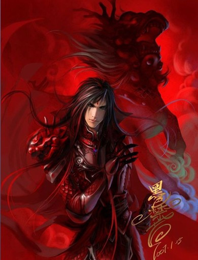 魔鬼形态的蚩尤 魔鬼形态的蚩尤