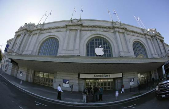2015年苹果新品发布会现场外观