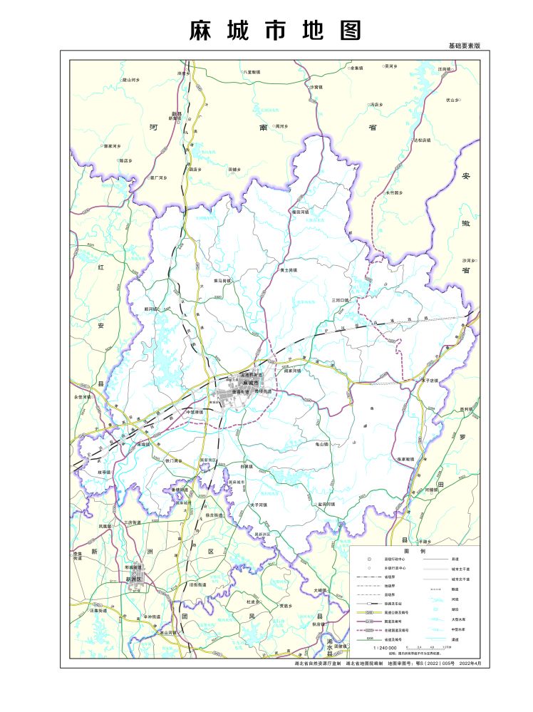 麻城市地图
麻城市地图