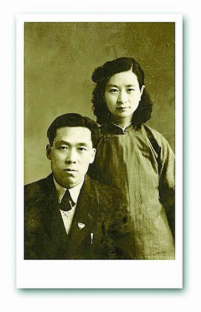 上世纪40年代的苏金伞与夫人道铎 上世纪40年代的苏金伞与夫人道铎