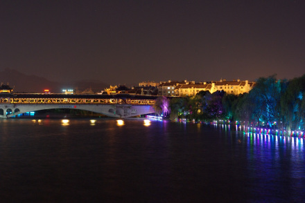 廊桥夜景 廊桥夜景