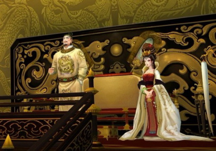 李世民与长孙皇后的雕像 李世民与长孙皇后的雕像