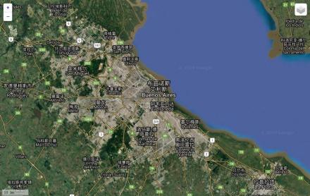 布宜诺斯艾利斯市卫星地图 布宜诺斯艾利斯市卫星地图