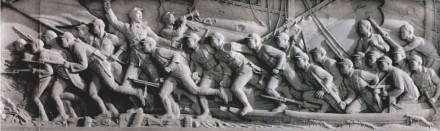 人民英雄纪念碑浮雕《胜利渡长江》 人民英雄纪念碑浮雕《胜利渡长江》