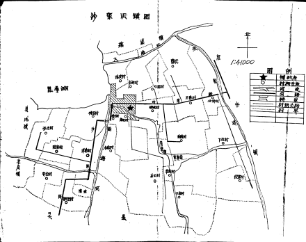 原沙家浜镇地图(1994年)
原沙家浜镇地图(1994年)