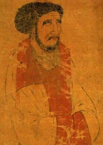 萧绎所绘《职贡图》中人物 萧绎所绘《职贡图》中人物