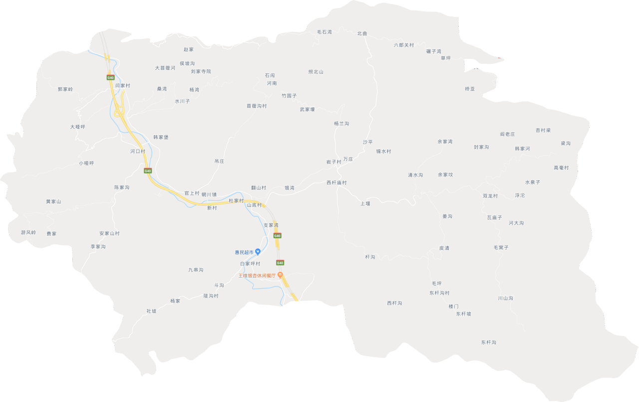 辋川镇电子地图