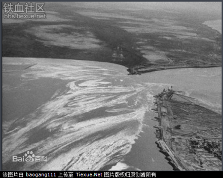 被平射炮轰开的花园口 被平射炮轰开的花园口