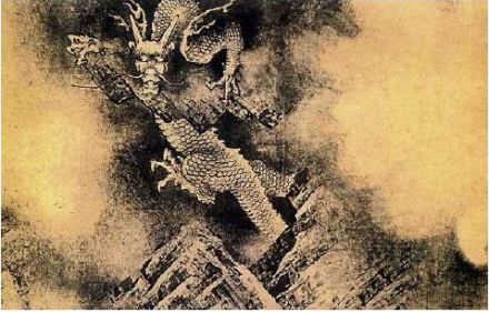 南宋 陈容《九龙图》(局部) 南宋 陈容《九龙图》(局部)