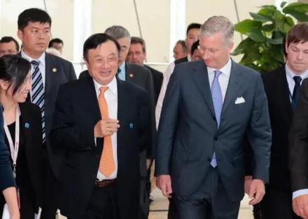 任正非会见比利时国王菲利普 任正非会见比利时国王菲利普