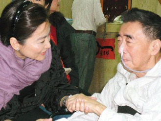 林青霞与恩师宋存寿 林青霞与恩师宋存寿