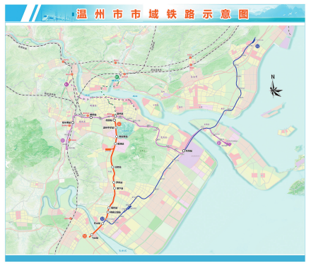 温州市域铁路示意图 温州市域铁路示意图