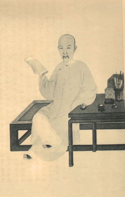 冒襄坐像 冒襄坐像