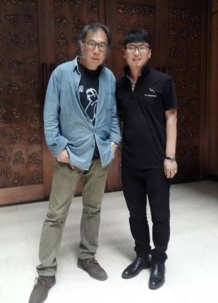 2018年初春,和著名诗人西川在鲁迅文学院合影 2018年初春,和著名诗人西川在鲁迅文学院合影