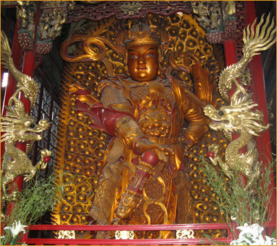 灵隐寺天王殿韦驮菩萨 灵隐寺天王殿韦驮菩萨