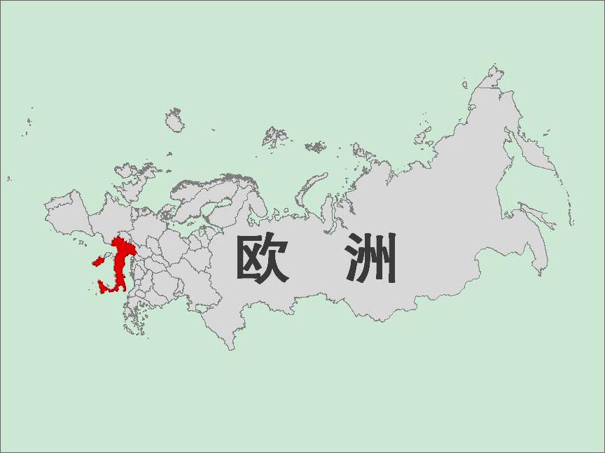 意大利在欧洲所处位置