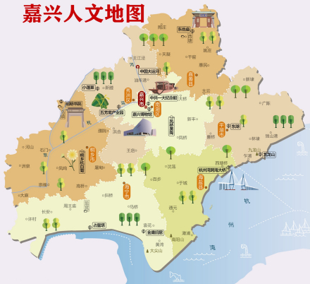 嘉兴人文地图 嘉兴人文地图