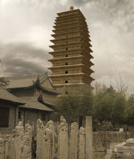 小雁塔复原图
小雁塔复原图