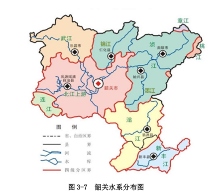 韶关市水系 韶关市水系