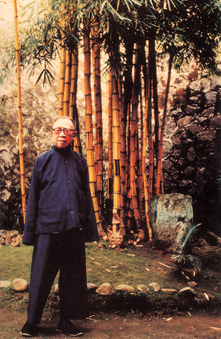 晚年钱穆在素书楼 晚年钱穆在素书楼