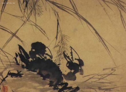 明 陈淳《花卉图》 明 陈淳《花卉图》