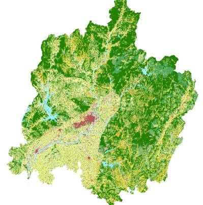 麻城地形地貌图 麻城地形地貌图