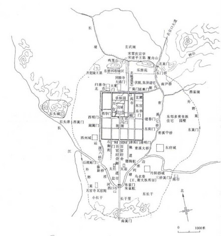 建康城平面图 建康城平面图