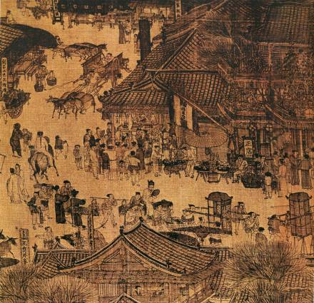北宋 张择端《清明上河图》局部 北宋 张择端《清明上河图》局部