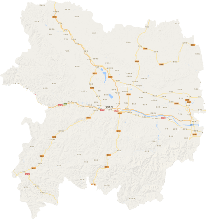 宝鸡市电子地图