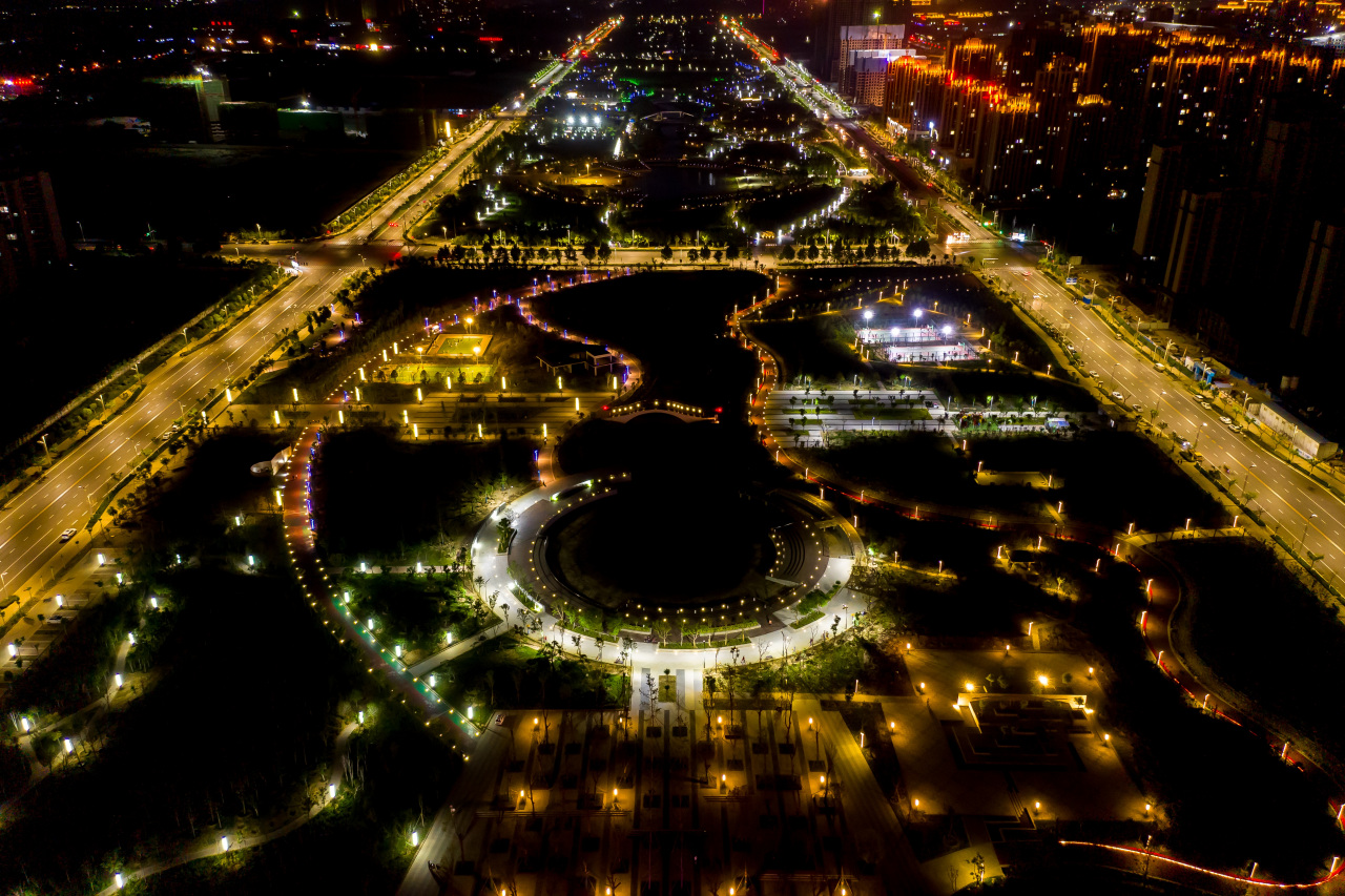 中央公园夜景 中央公园夜景
