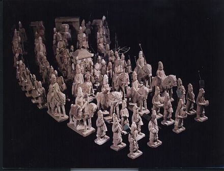 铜梁明代石刻仪仗俑 铜梁明代石刻仪仗俑