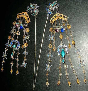 明代 金步摇 明代 金步摇