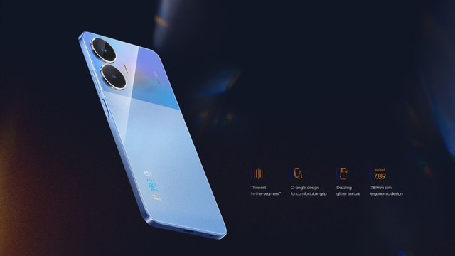 后盖配色绝了!realme Narzo N55手机定档4月12日