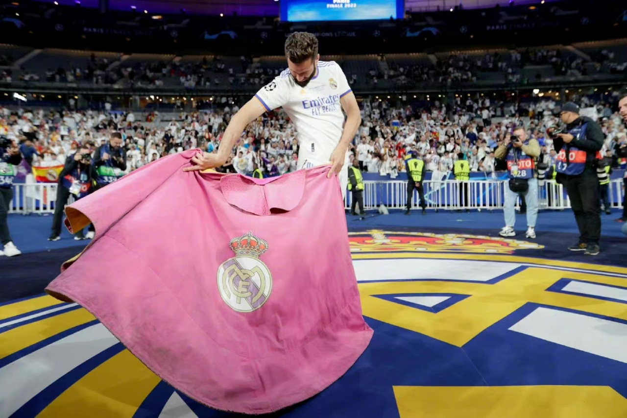 2022年欧冠夺冠,纳乔跳斗牛舞 2022年欧冠夺冠,纳乔跳斗牛舞