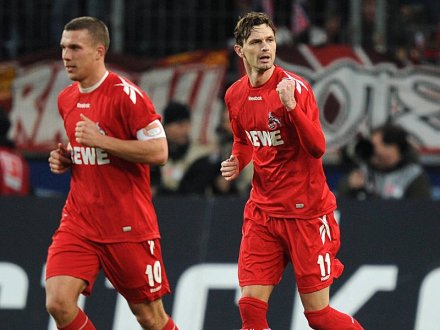 科隆的两名主力前锋波多尔斯基与诺瓦科维奇 科隆的两名主力前锋波多尔斯基与诺瓦科维奇