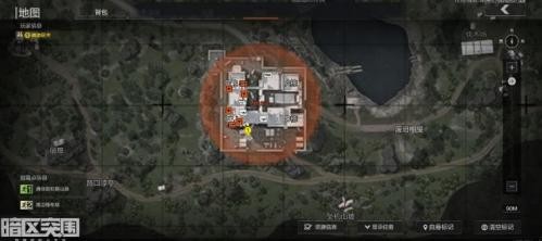 《暗区突围》酒店雪山停车场位置