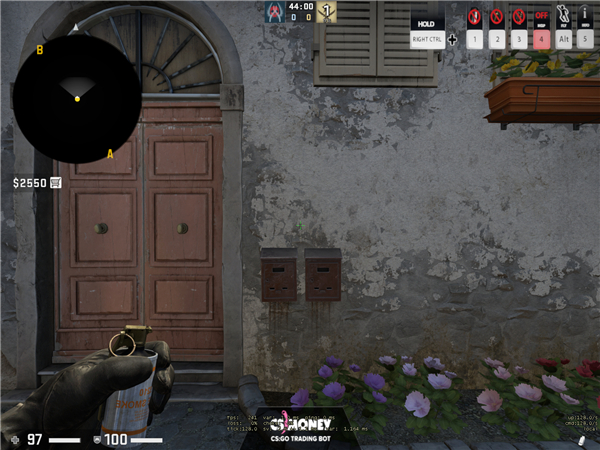 《CSGO》实战 Inferno单向烟技巧