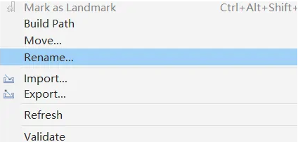 《Eclipse》怎么重命名文件
