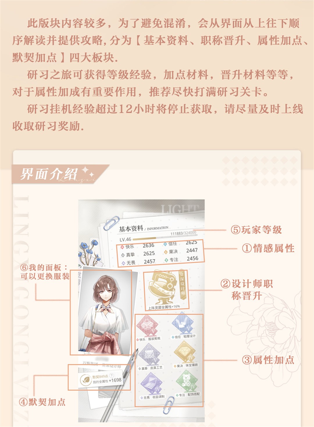 《光与夜之恋》成长系统玩法攻略