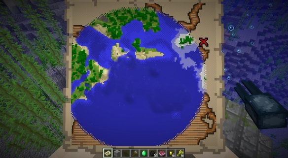 《我的世界》藏宝图使用方法