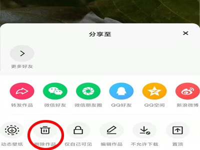 《快手极速版》怎么删除个人作品