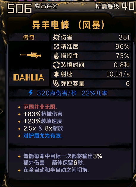 《小缇娜的奇幻之地》传奇异羊电棒属性及红字有什么效果