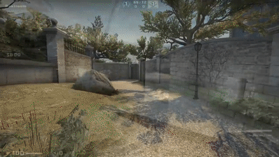 《CSGO》实战 Overpass单向烟技巧