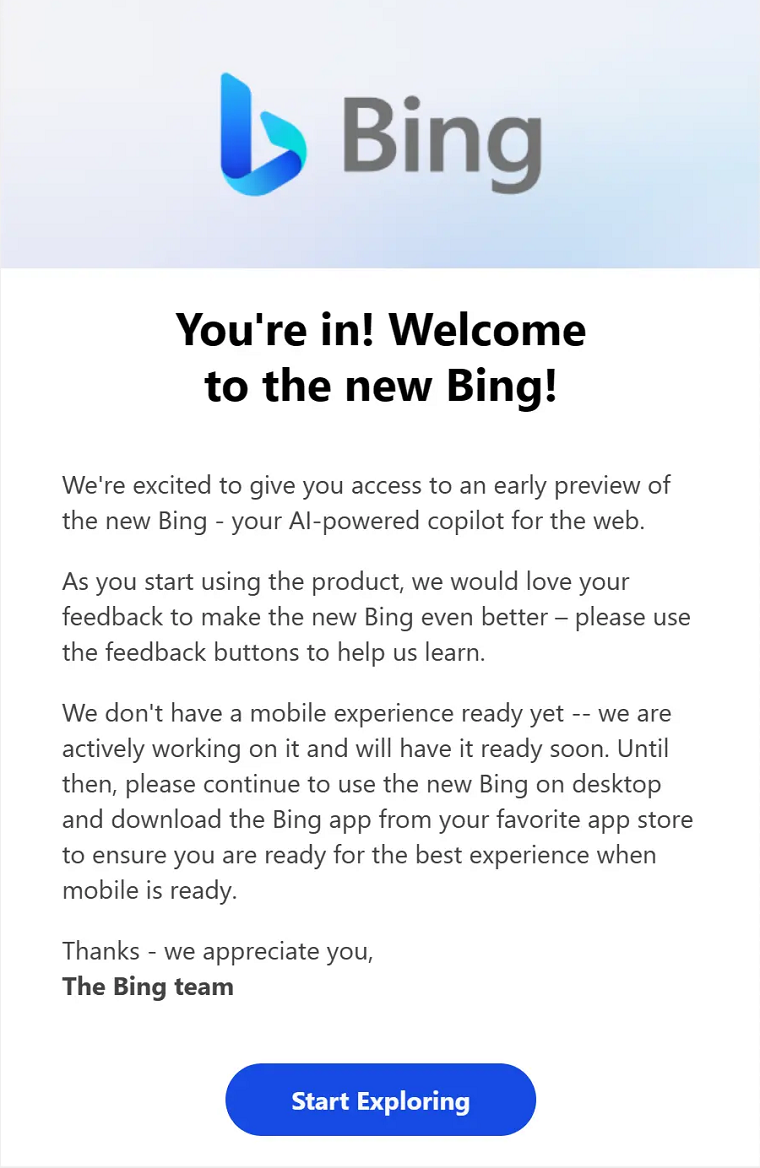 新必应(New Bing)申请方法教程