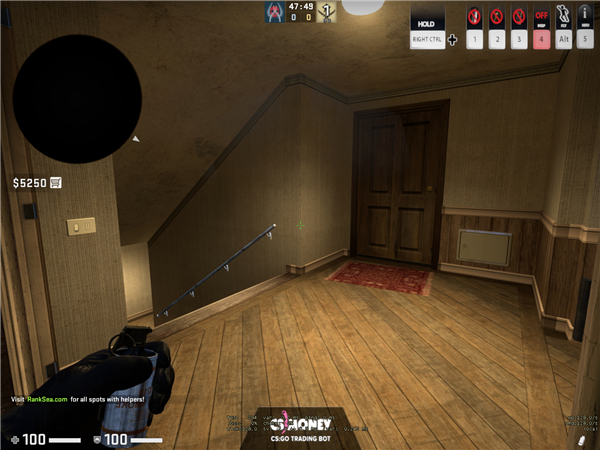 《CSGO》实战 Inferno单向烟技巧