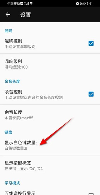 《完美钢琴》琴键数量怎么调