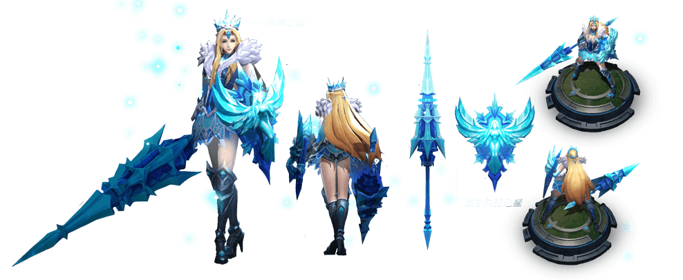 《王者荣耀》雅典娜英雄皮肤 冰冠公主介绍